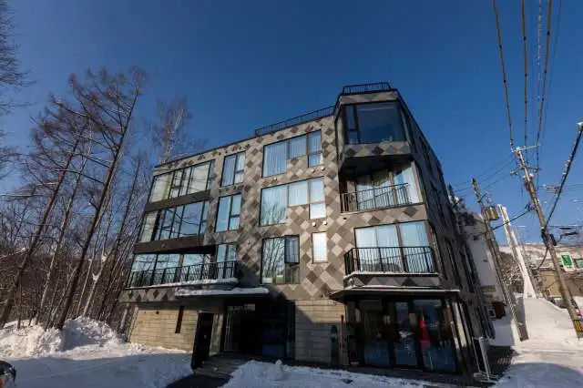 Haven Niseko exterior blue skies 3899