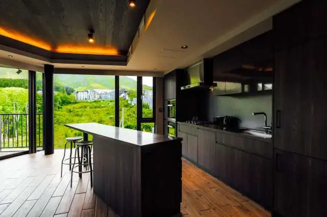 Haven Niseko Niseko 04 4 BR Penthouse Residence501 Kitchen Dining Area