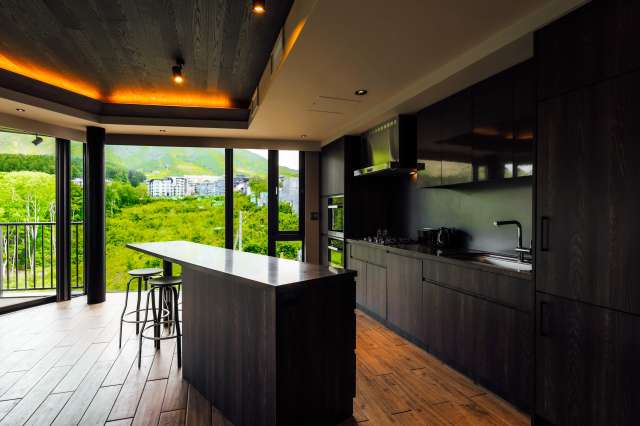 Haven Niseko Niseko 07 4 BR Penthouse Residence Kitchen Dining Area