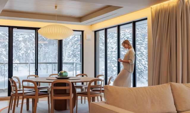 Niseko kyo penthouse dining