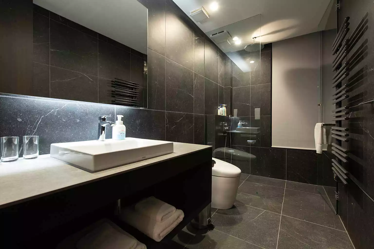 Yuki Sugi at Intuition 11 Bathroom