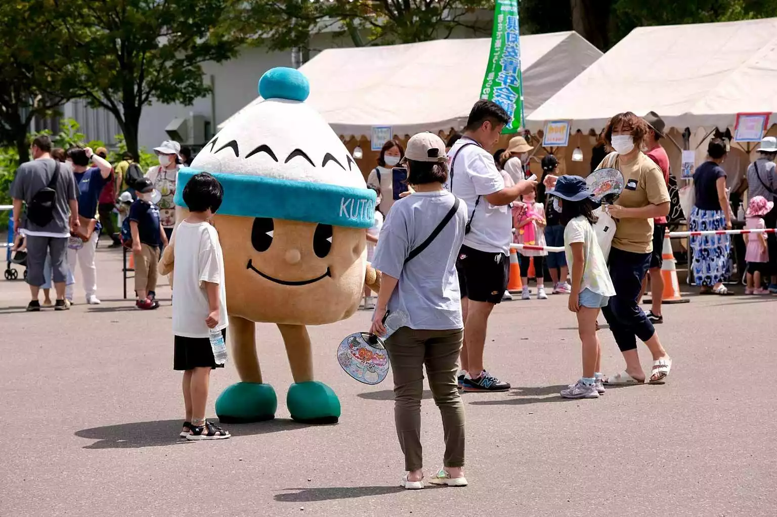 Jagata kun Mascot at Local Festivals