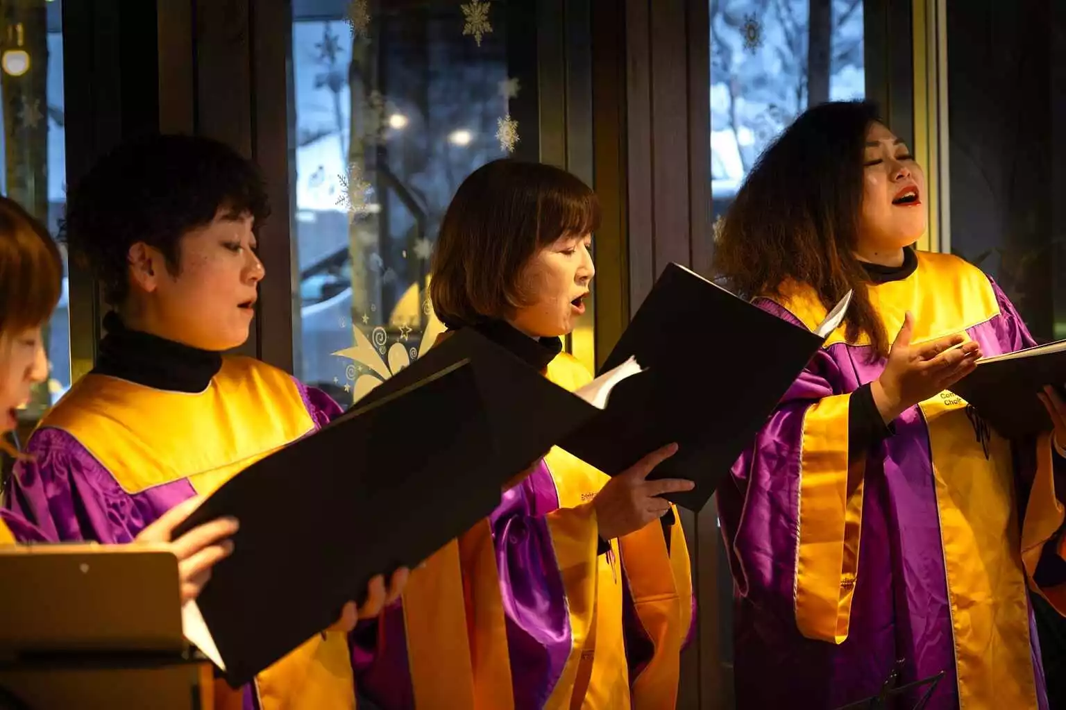 The Vale Choir closeup left side