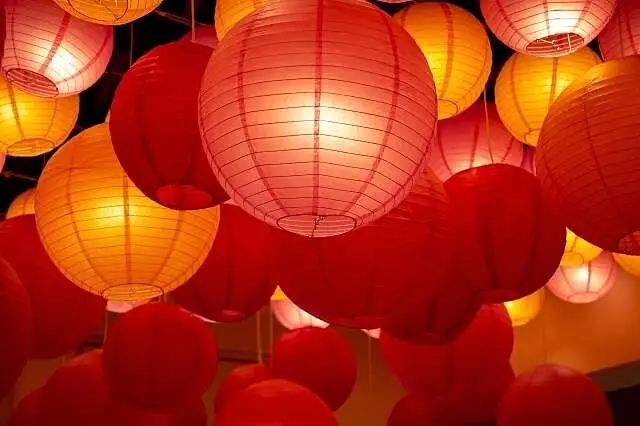 Lunar New year Red Lanterns