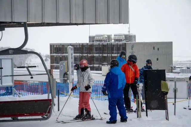 Furano ski resort riders chairlift