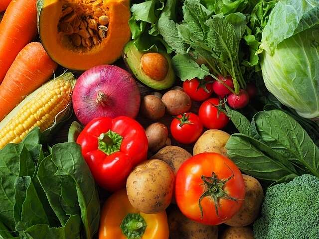 All kinds of vegetables