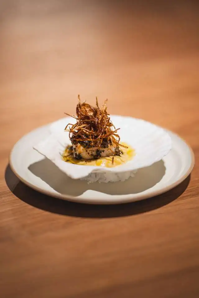 Dinner Menu Course Hokkaido Scallop