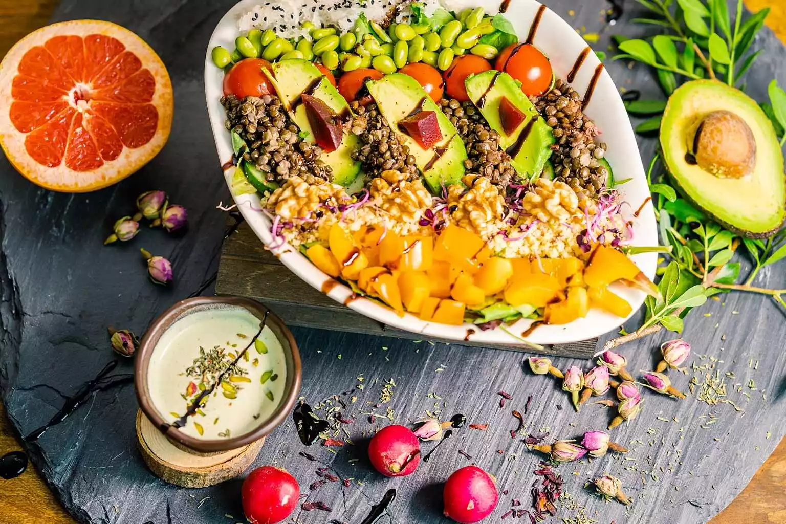 Cuisine Vegan and Vegetarian