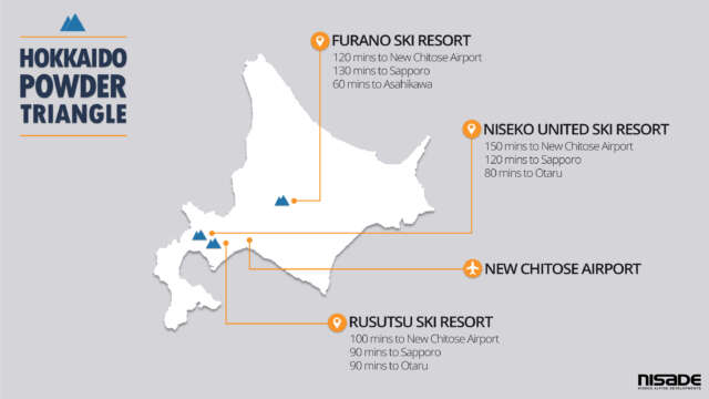 Hokkaido Powder Triangle Map 5